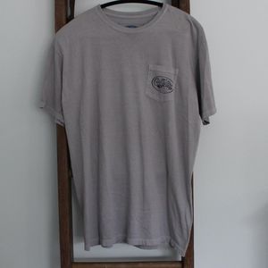 Coastal Waters Gray Logo T-shirt Size Large